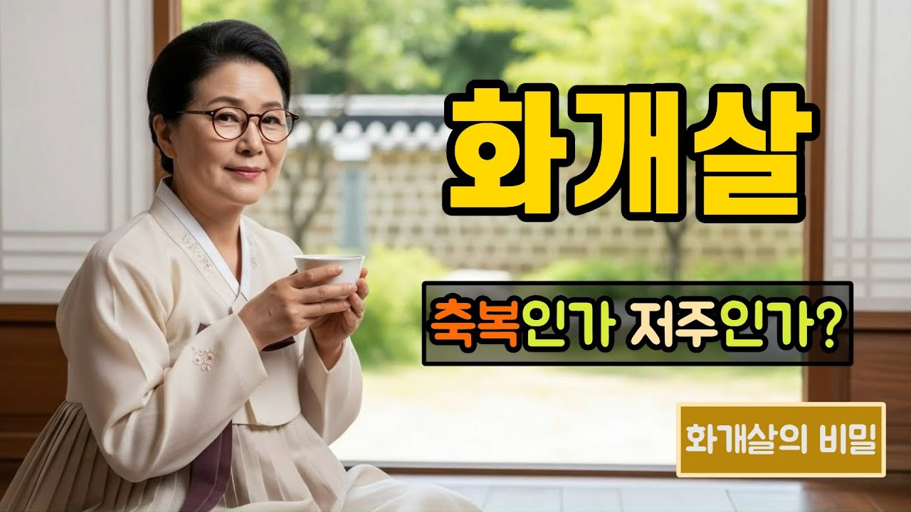 혼자 있는 게 편한 당신, 혹시 '화개살'인가요? (고독이 재능이 되는 이유)