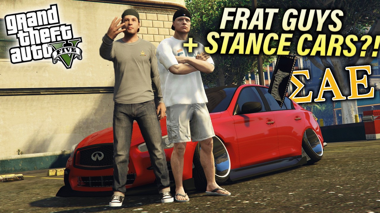 RICH FRAT GUYS Discover STANCE CARS?!? || GTA FiveM RP