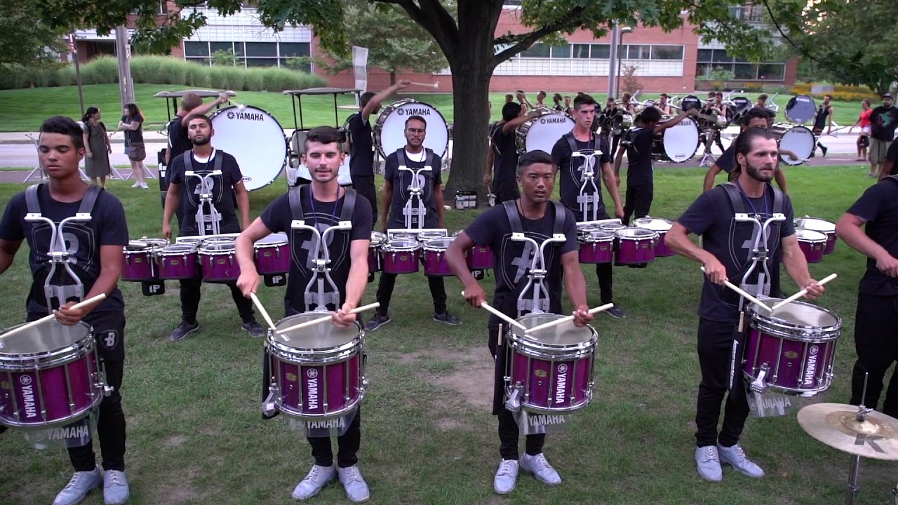 DCI in the lot: Bluecoats Drum Line