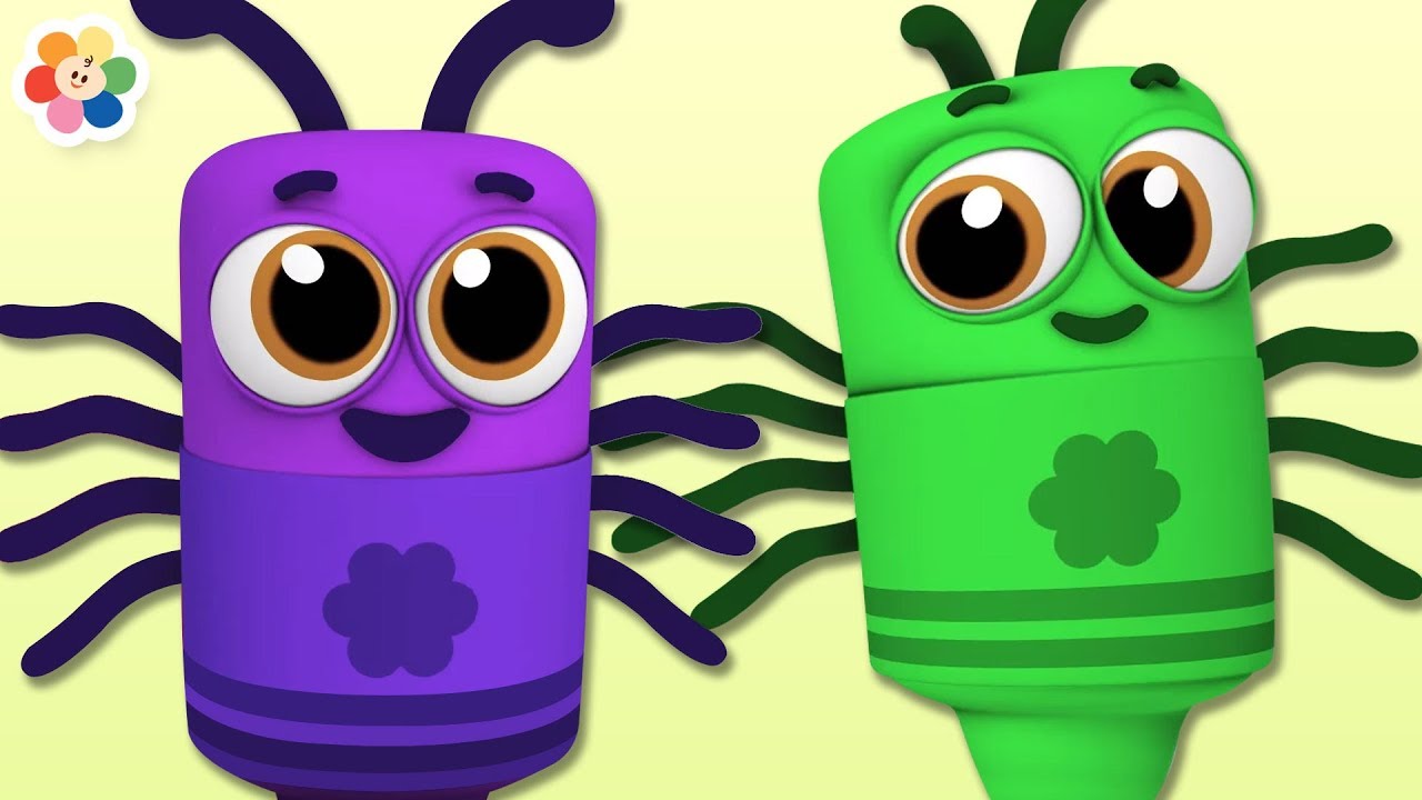 La Araña Chiquitita - Canciones Infantiles con Pandilla de Colores | BabyFirst Español
