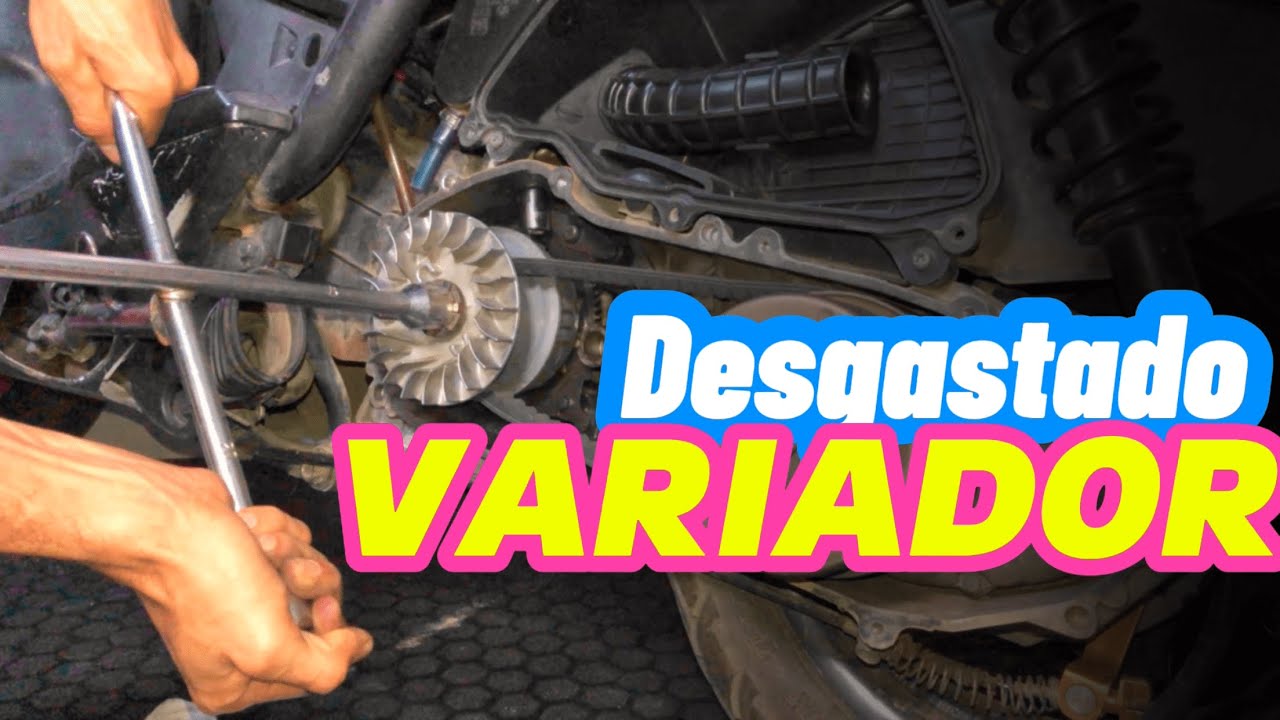 Desarmado de variador centrifugo-Mantenimiento completo CVT - Yamaha bws 125