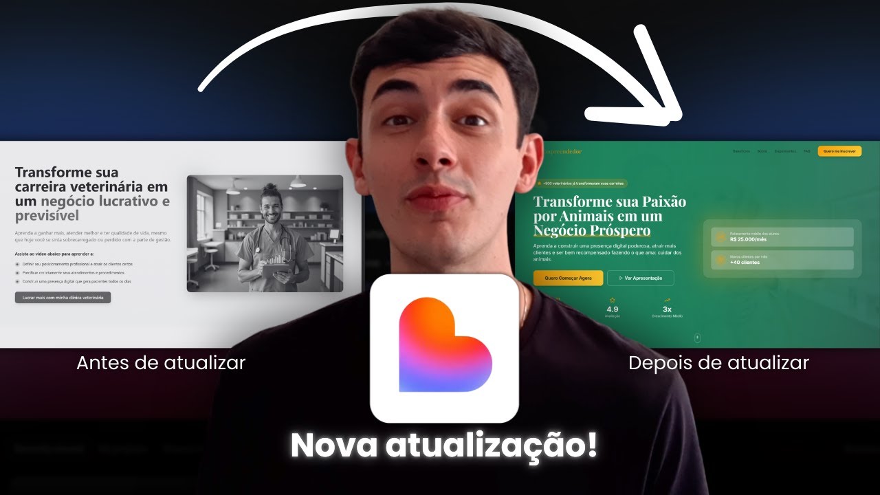 LOVABLE ATUALIZOU! Ainda VALE A PENA usar essa IA pra CRIAR LANDING PAGE?