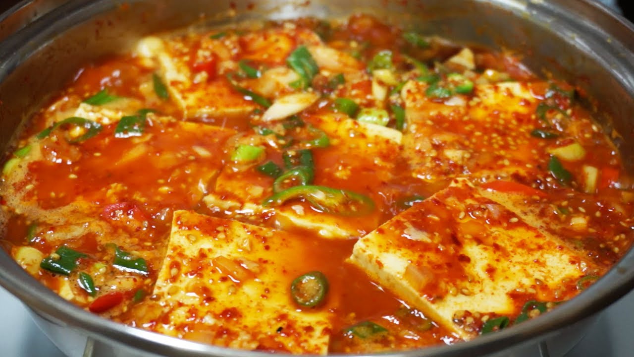 두부조림 맛있게하는법, 안보면 후회하는 두부조림 비법, 들기름을 넣으면 맛이 100배!