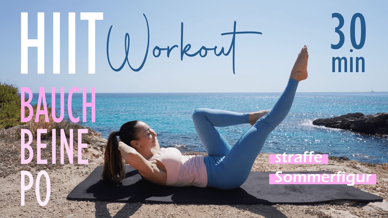 HIIT Workout Bauch Beine Po / Hol dir deine Sommerfigur | Katja Seifried