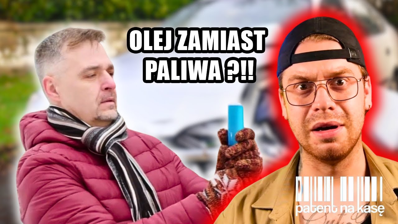 PATENT NA KASĘ i TANKOWANIE AUTA OLEJEM RZEPAKOWYM 😳