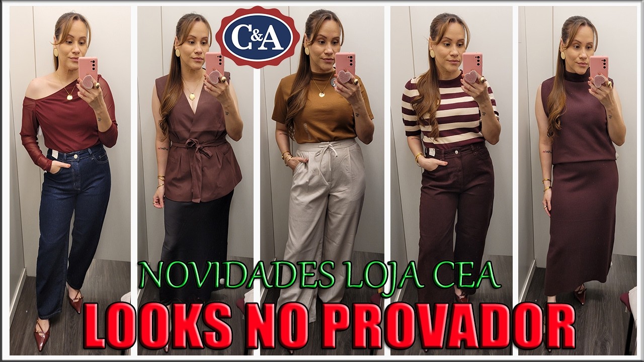 ✨👚 LOOKS NO PROVADOR DA CEA 20%OFF EM NOVIDADES OUTONO/INVERNO 2026 TRICO BLUSAS CONJUNTOS CAL&Ccedil;AS