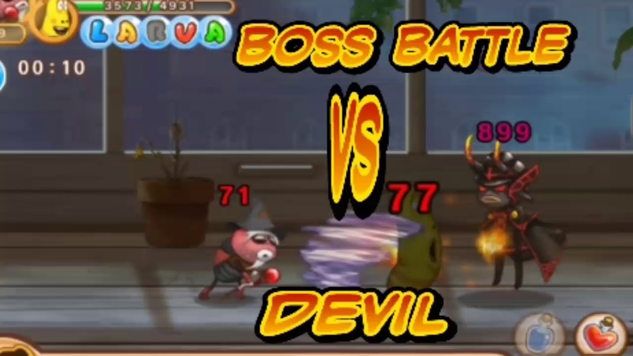 Larva heroes: Lavanger Cara Mudah Mengalahkan Boss Battle Vs Devil