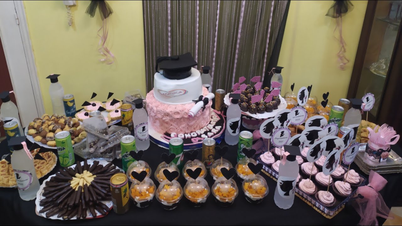 تحضيرات حفلة التخرج 🎓🎓🎊🎉⁦👩‍🎓⁩