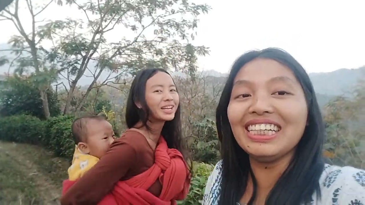 With funny friends 