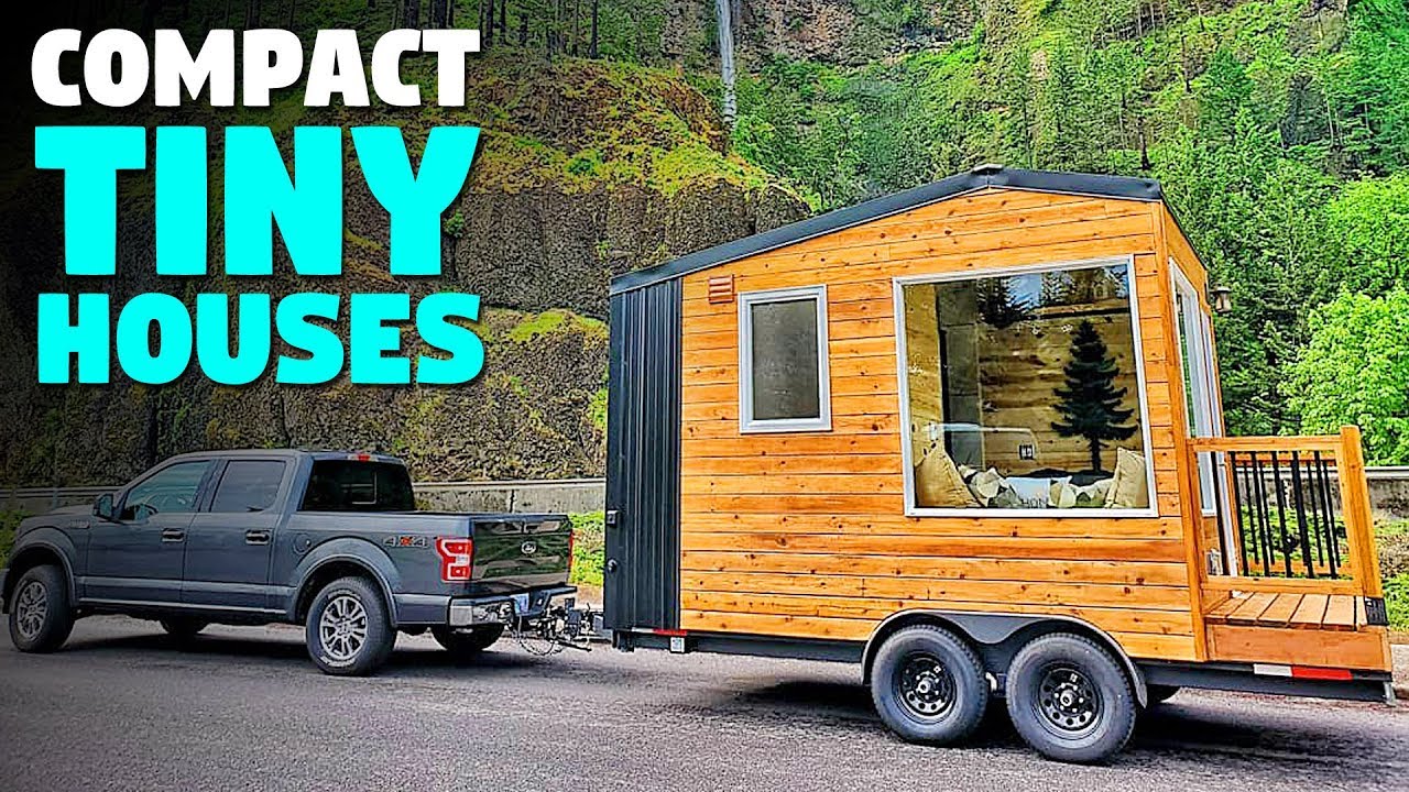 Compact Micro Tiny House On Wheels