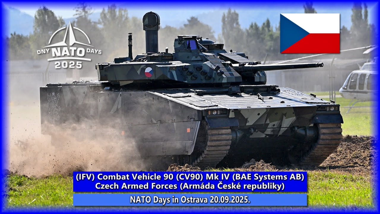 🇨🇿(IFV) Combat Vehicle 90 (CV90) Mk IV (🇸🇪BAE Systems AB)_NATO Days 🇨🇿Ostrava 20.09.2025.