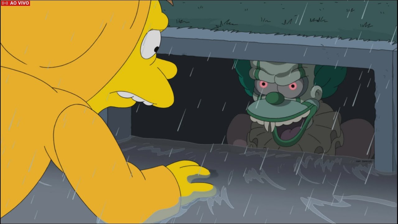 Os Simpsons e It A Coisa episodio dublado em portugu&ecirc;s