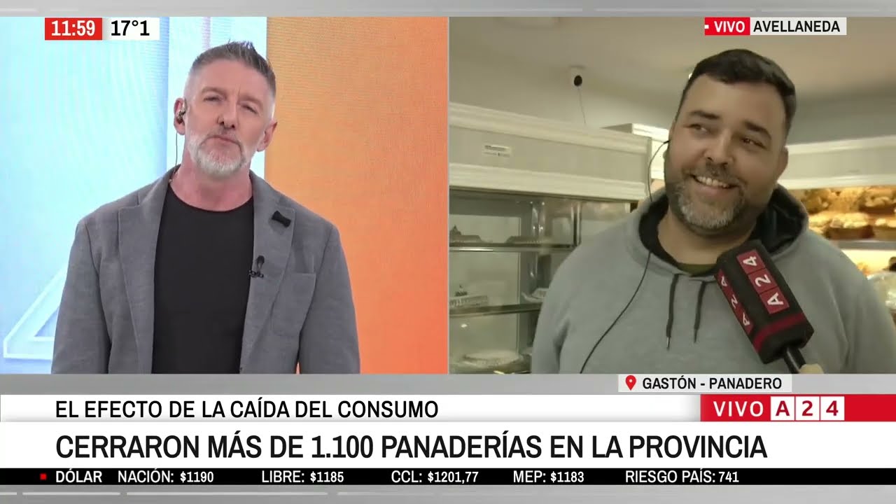 🔥 MOMENTO TENSO EN VIVO: NOVARESIO VS UN PANADERO POR MILEI Y KICILLOF