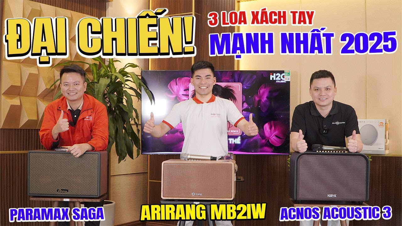 Đại chiến 3 loa xách tay mạnh nhất 2025