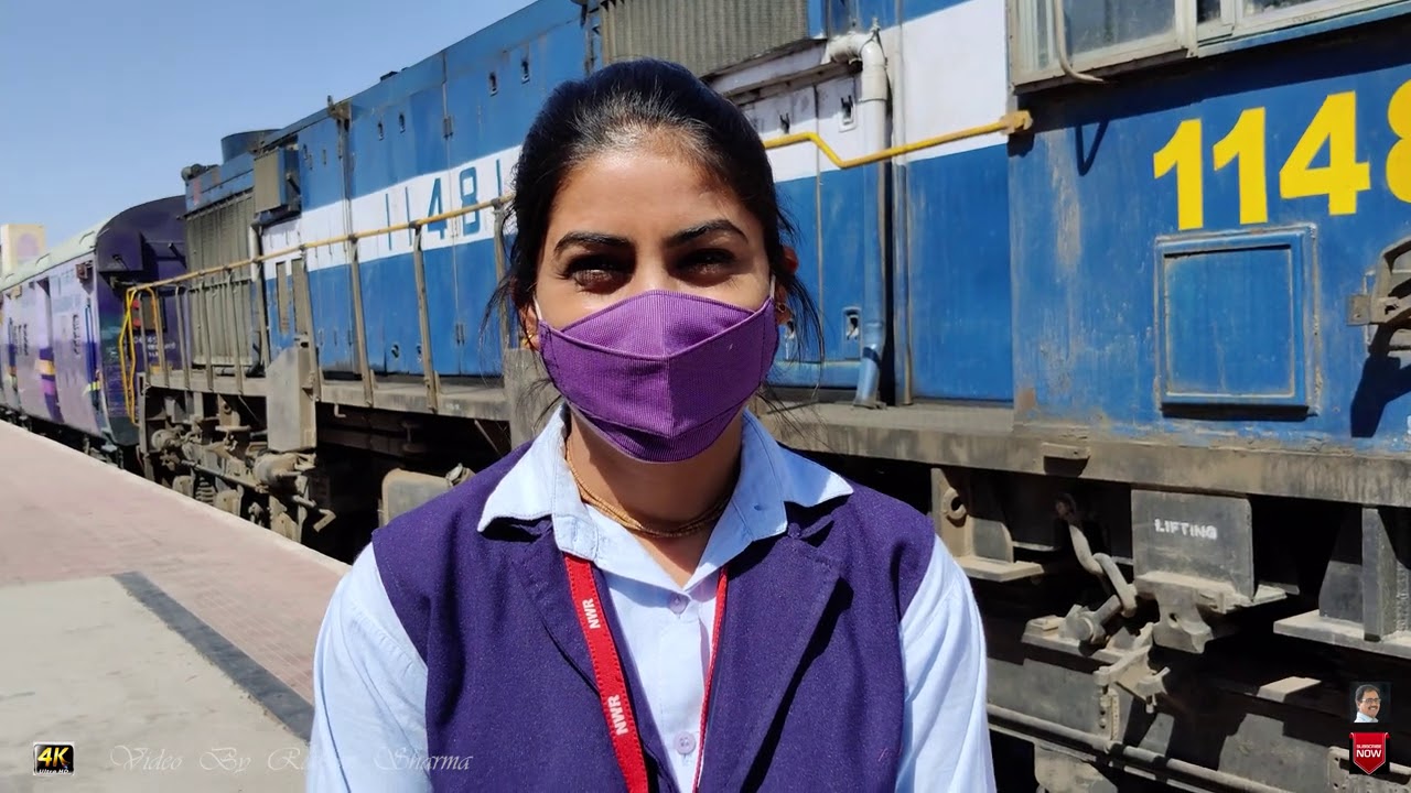 Graceful and Exclusive Inauguration of 09334 Bikaner Indore Mahamana Express ,First Day First Show