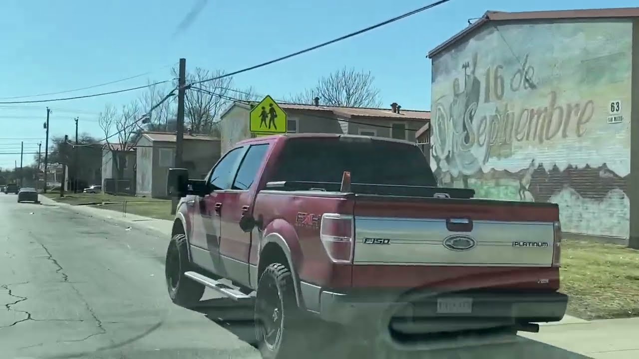 Driving through Cassiano Courts in San Antonio TX