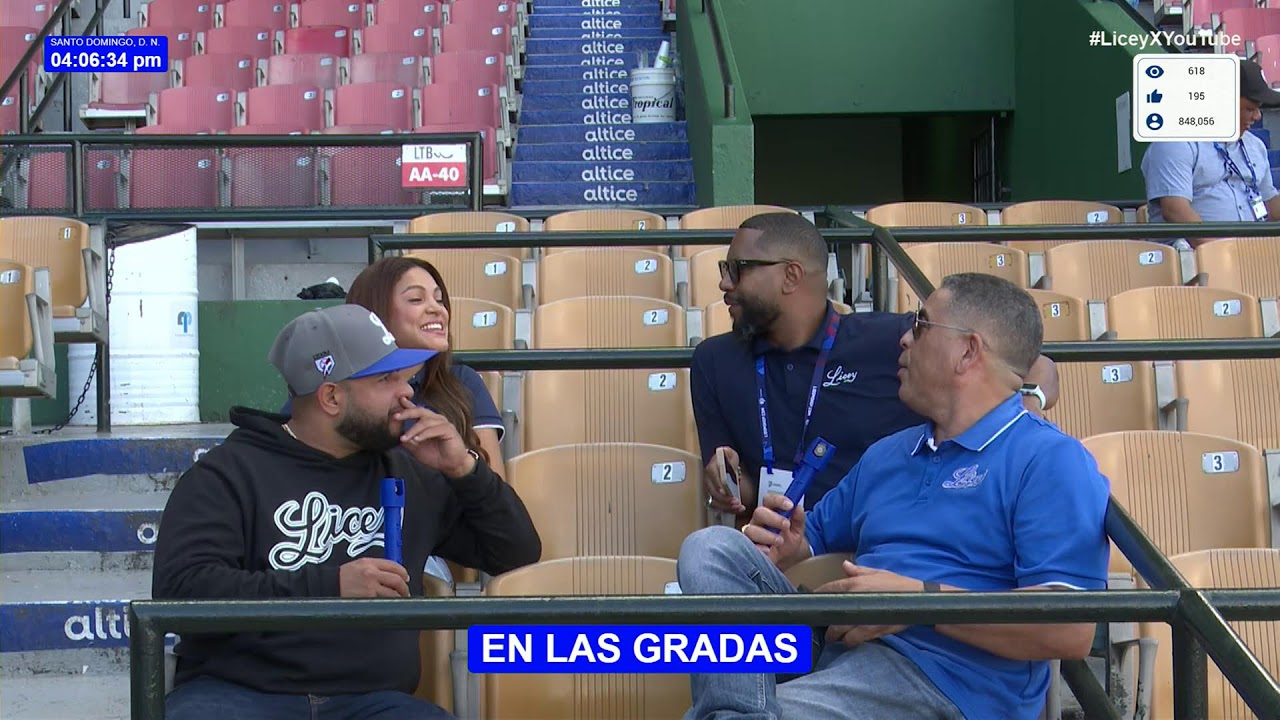 En las gradas