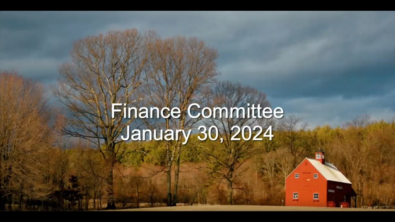 Finance Committee - January 30, 2024
