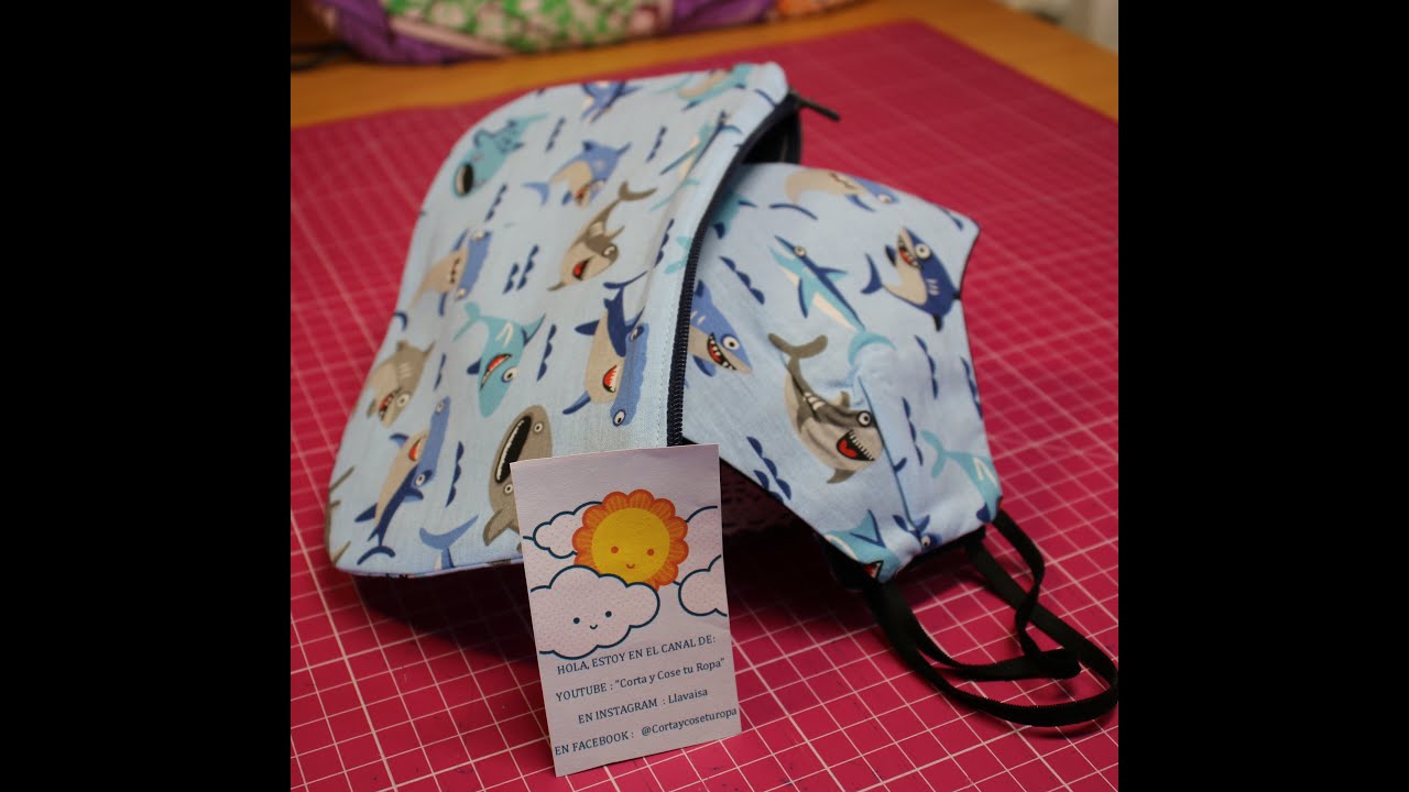 Como coser Bolsita porta mascarillas DIY/*. Mask bag.
