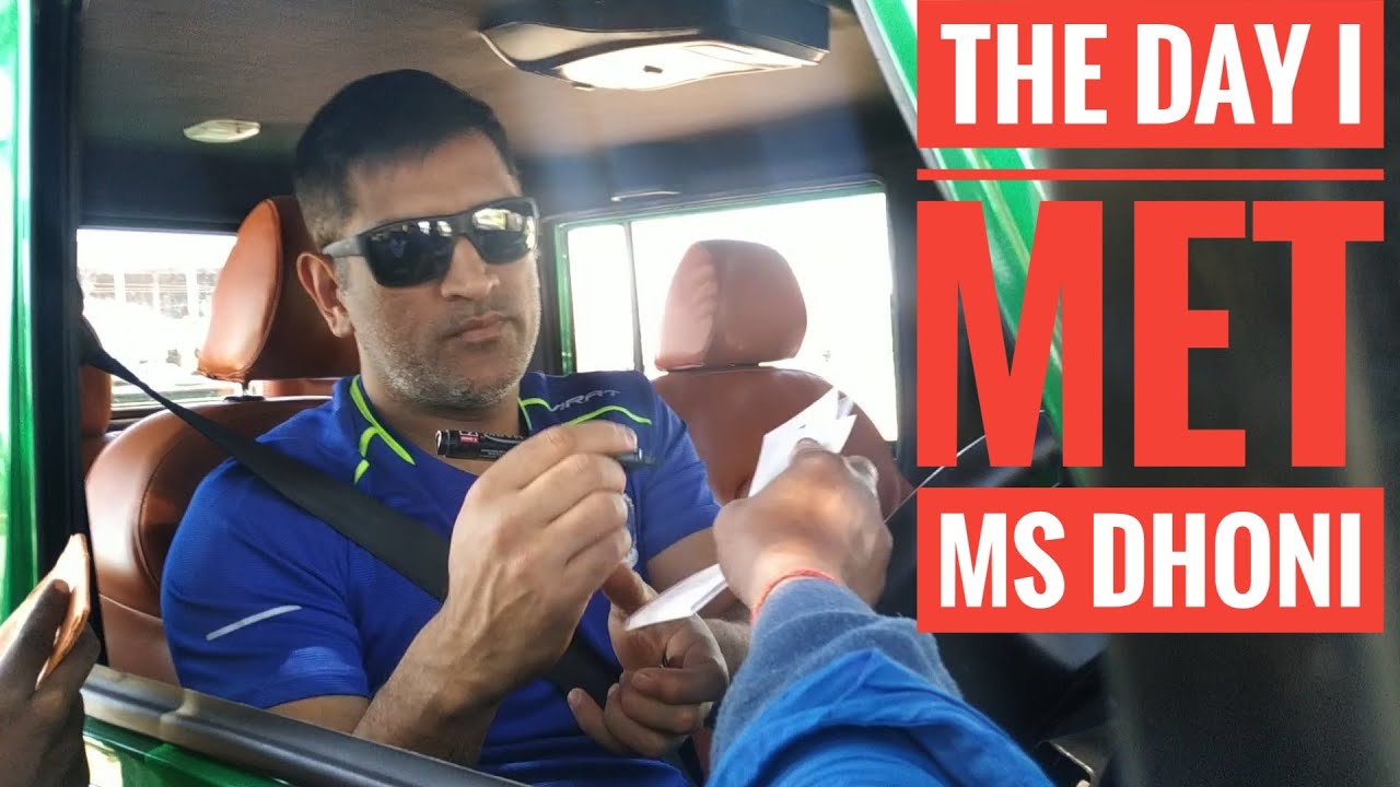 THE DAY I MET MS DHONI| DHONI IN STREETS OF RANCHI DRIVING HIS CAR| DHONI HOUSE|FARM HOUSE OF DHONI