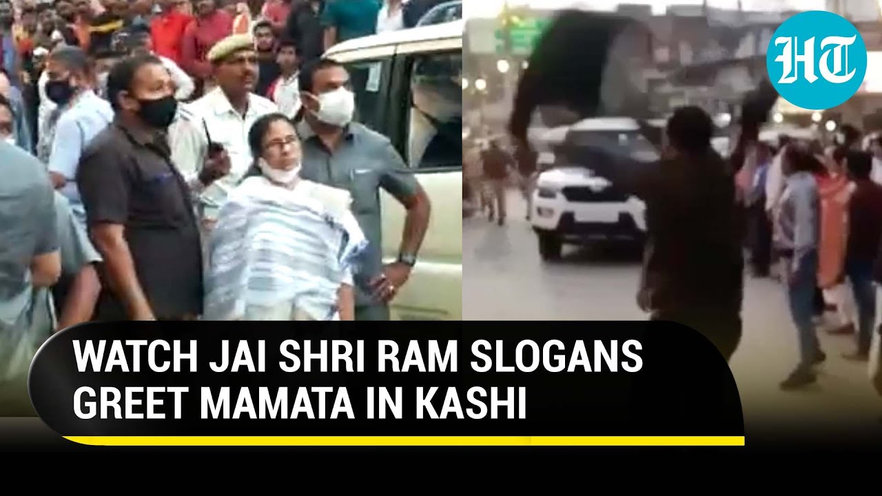 Mamata Banerjee faces protest in Varanasi; Greeted with black flags, 'Jai Shri Ram' slogans