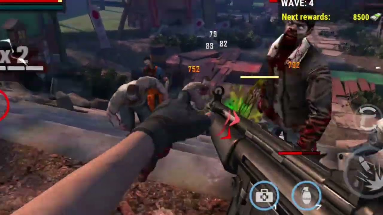 Dead target zombie survival gameplay #gaming #survival 