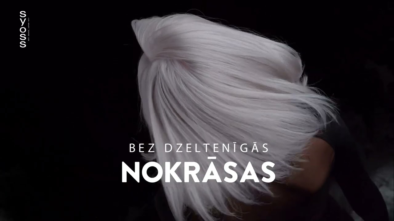 Syoss vēsie toņi ar zilo masku:100% noklāj sirmos matus un pie&scaron;ķir intensīvu krāsu