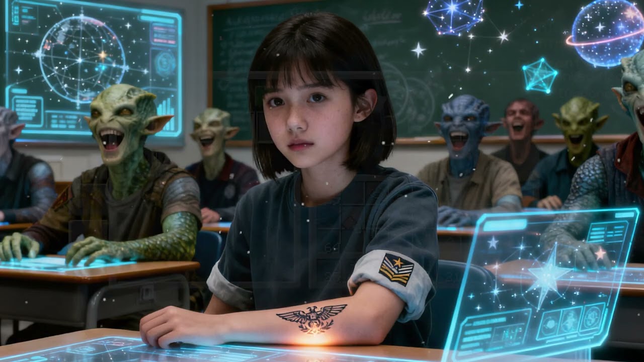 Galactic Class Laughed at the Human | Until Her Hand Tattoo Silenced Them All   HFY   Sci Fi Story
