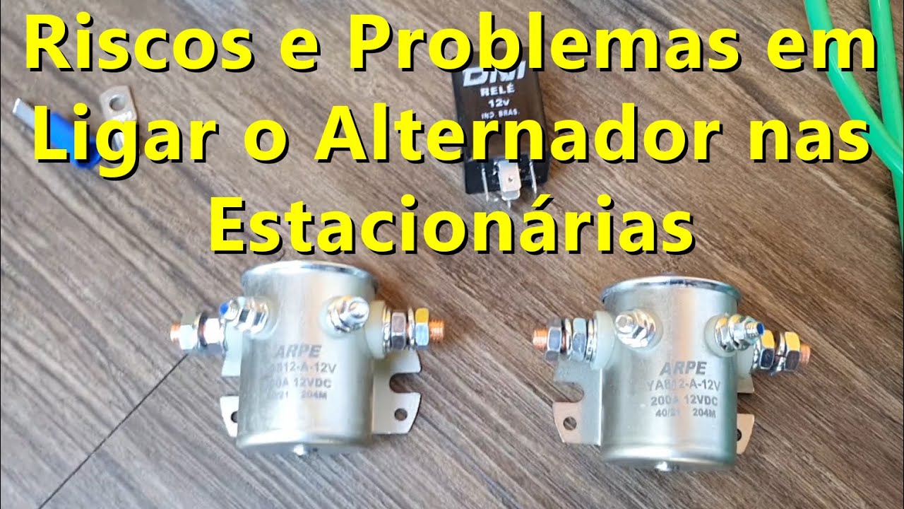 Riscos e Problemas ao Carregar Baterias Estacionárias com o Alternador