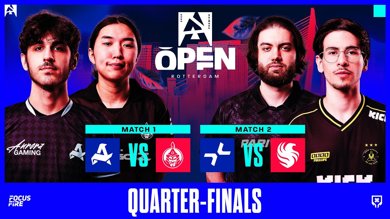 [FIL] BLAST Open Rotterdam Quarterfinal - The MongolZ vs Aurora & Falcons vs PARIVISION