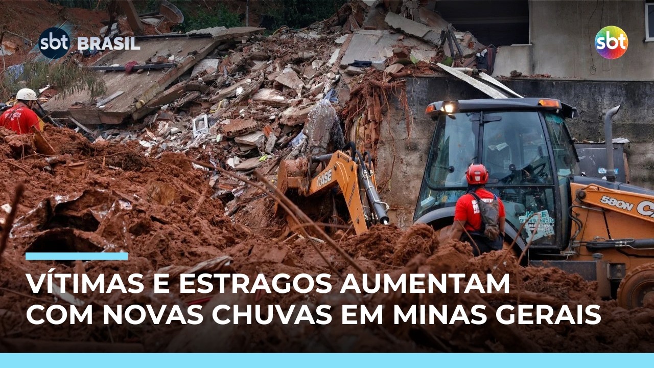 Temporal em Minas Gerais: mais de 5 mil pessoas estão desalojadas | #SBTBrasil