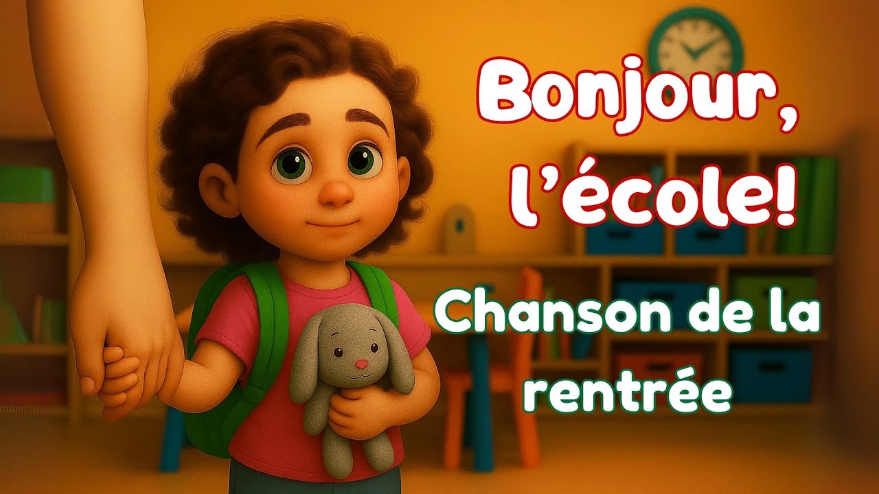 Bonjour l’école 🎒 | Chanson éducative de la rentrée maternelle – Cœur-Toons