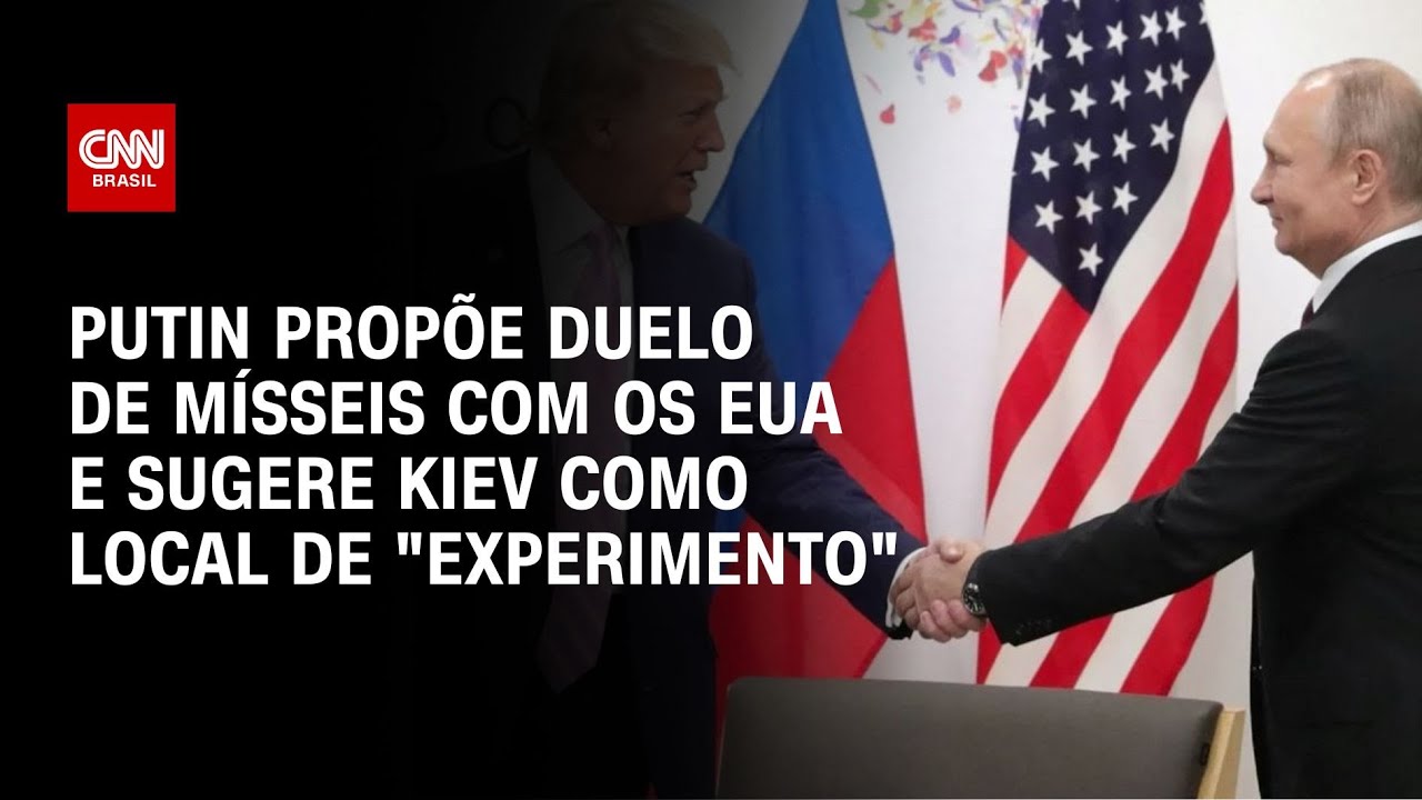 Putin propõe duelo de mísseis com os EUA e sugere Kiev como local de 