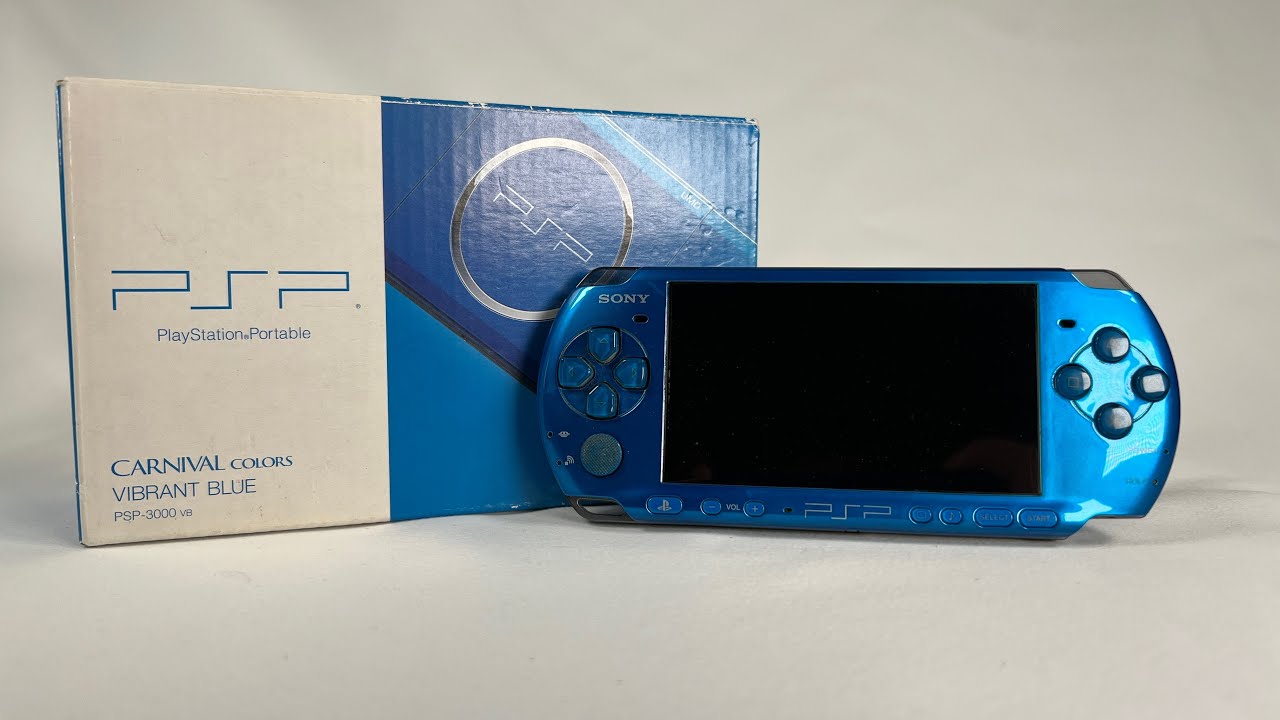 Распаковка Sony PSP 3001 из Японии — яркие карнавальные цвета и сравнение с 1001 моделью