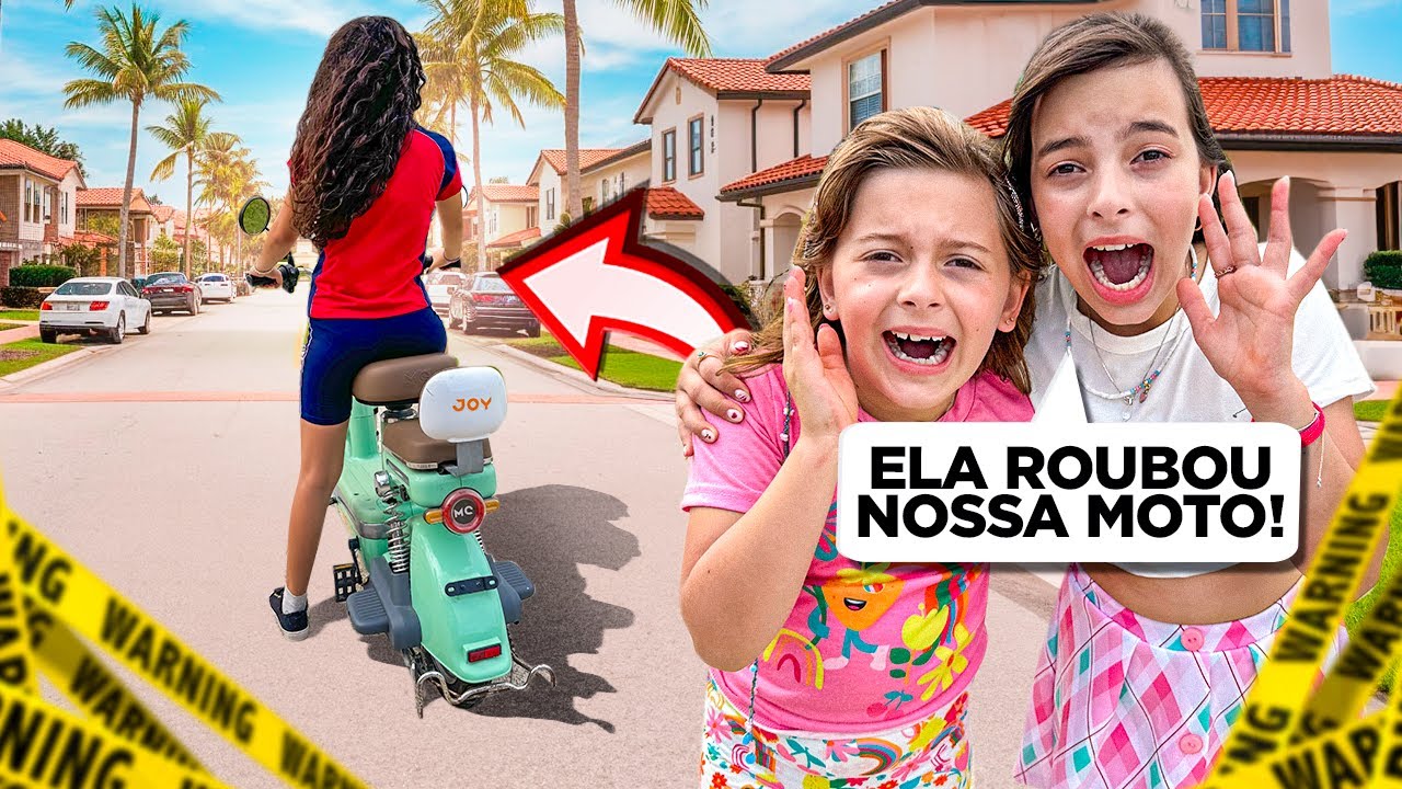 A MENINA QUE NÃO GOSTA DA LAURA ROBOU A MOTO DELA! *Deu ruim