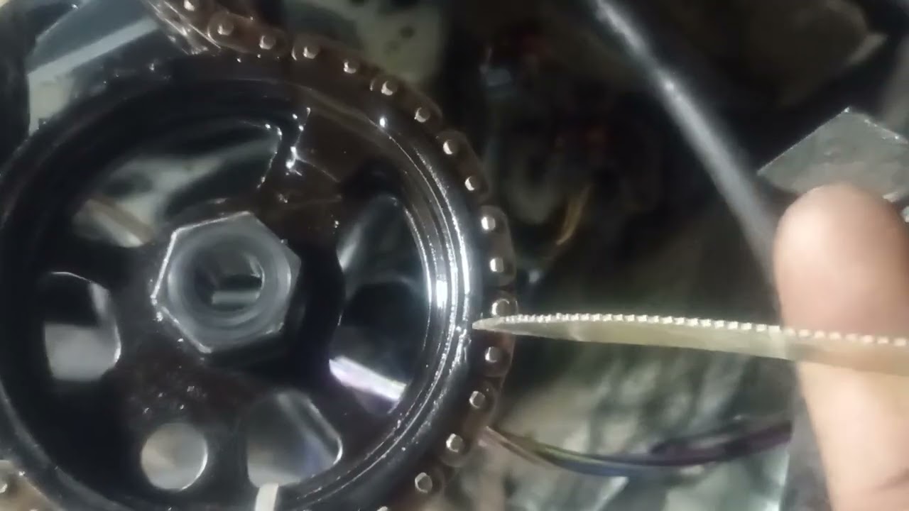 Mercedeis enjin timing marks