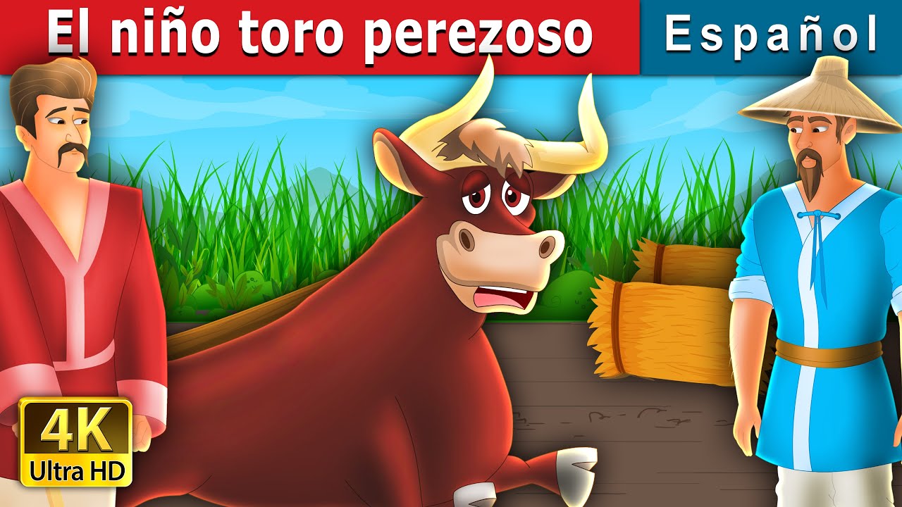 El niño toro perezoso | The Lazy Bull boy Story | 