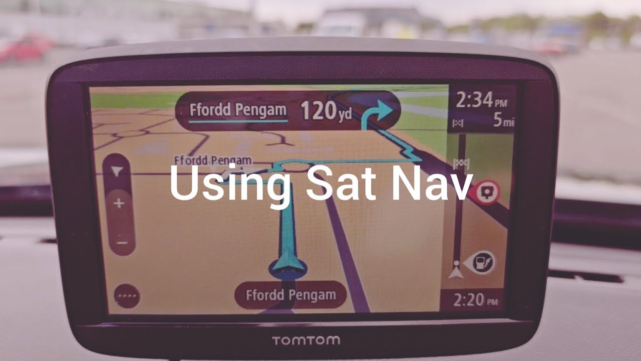 How to use a Sat Nav on your Driving Test