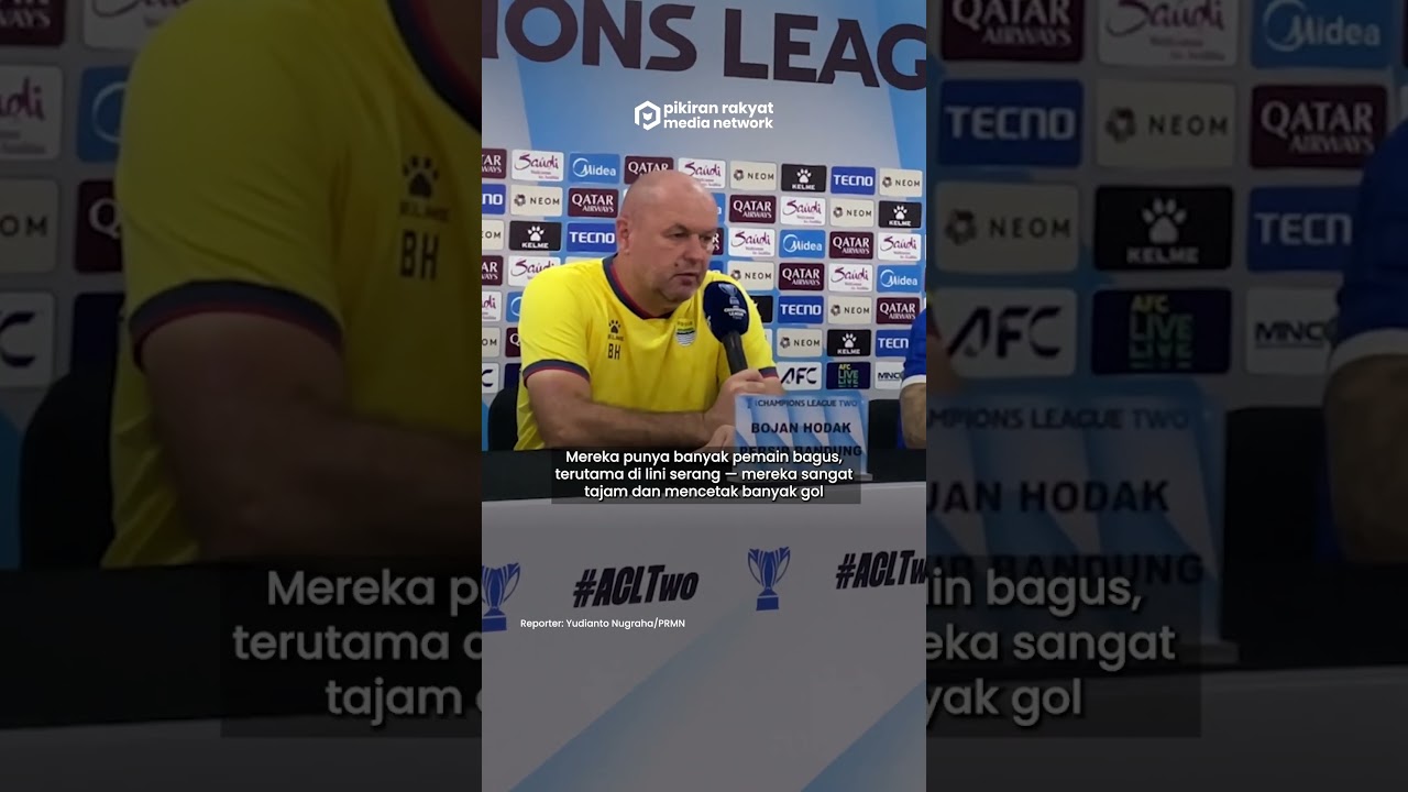 Bojan Hodak: Laga Persib vs Selangor di ACL 2 Tak Akan Mudah