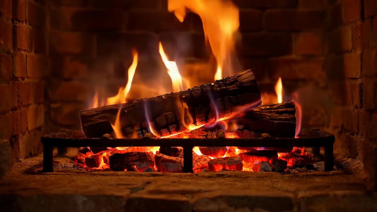 5 Hours Fireplace Ambience 🔥 Cozy Crackling Fire for Relaxation, Sleep & Stress Relief