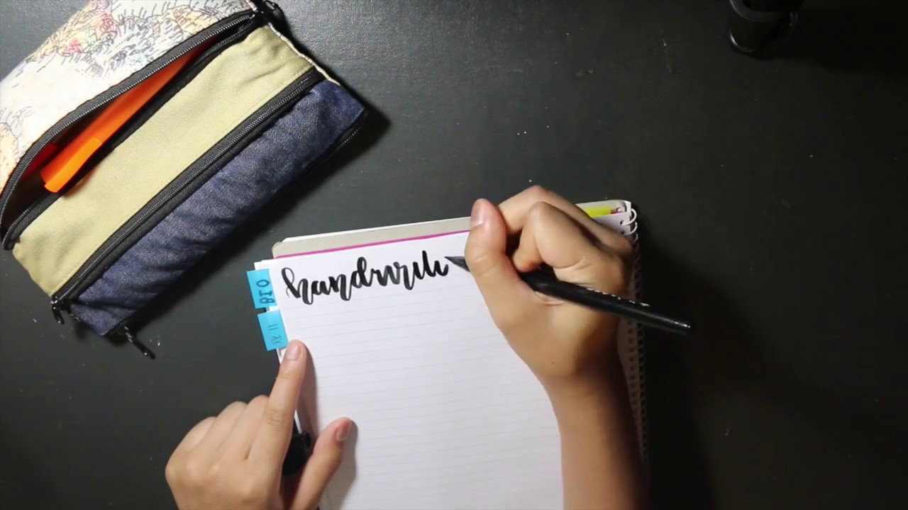 i. my handwriting // handwriting tag