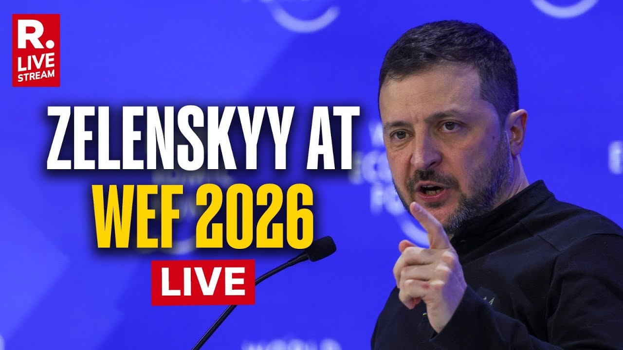 WEF 2026: Ukrainian President Zelenskyy Speaks At World Economic Forum | Davos | Russia |Trump