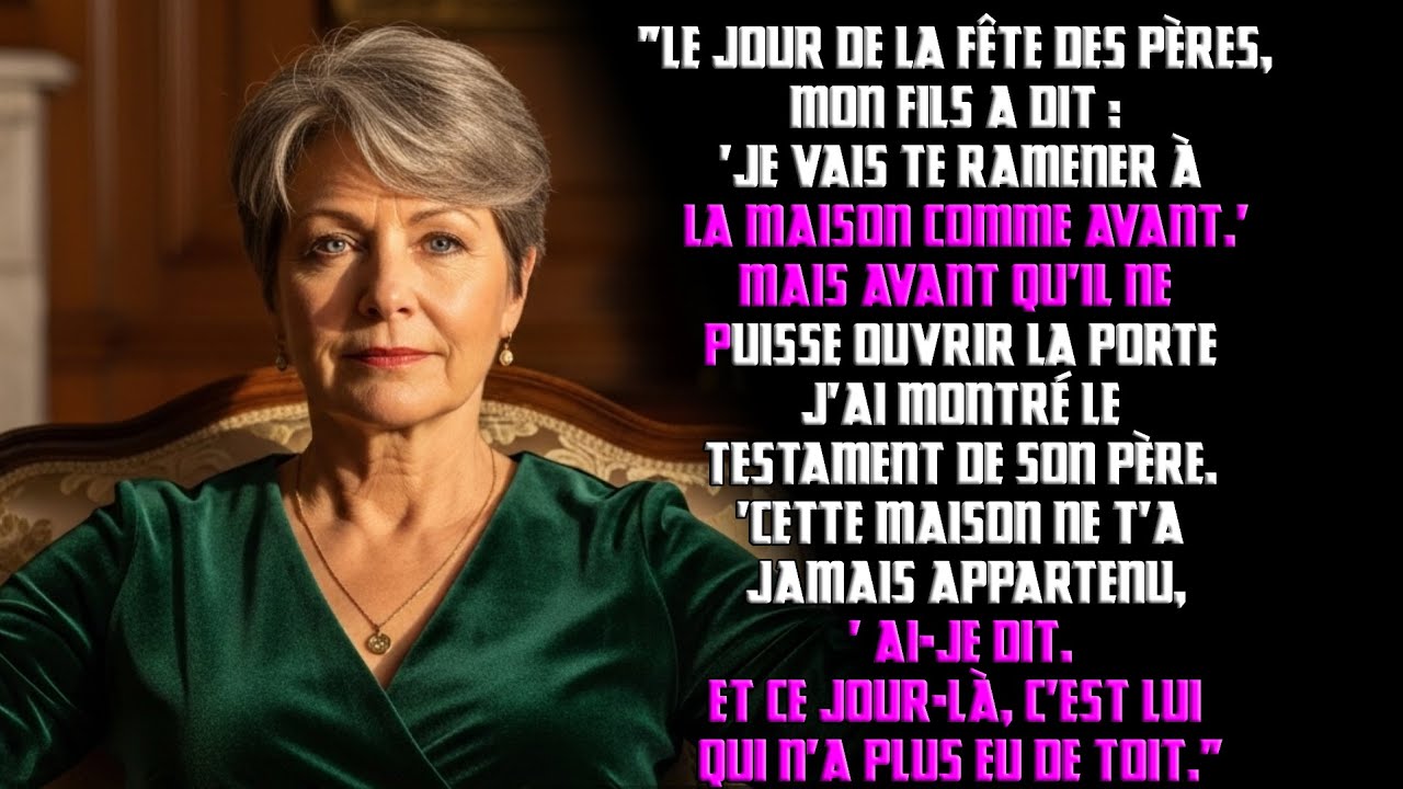 « Le jour de la fête des pères, mon fils a essayé de me l'apporter à la maison, mais la révélation..