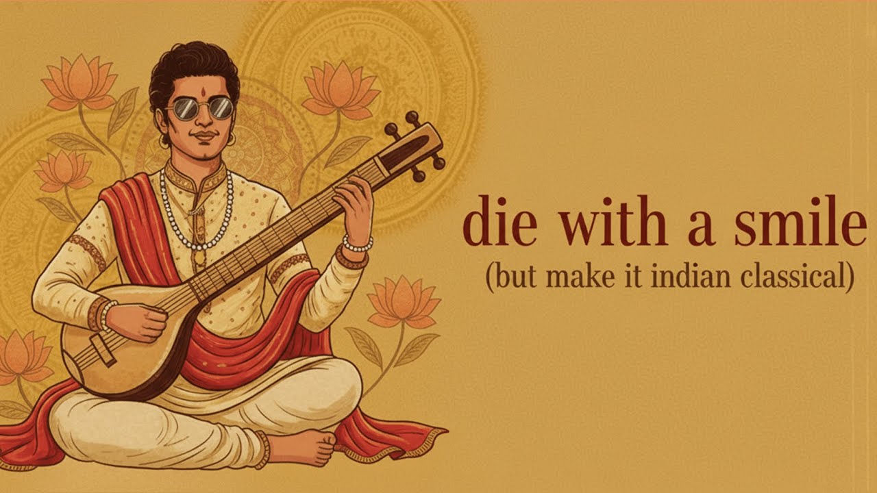 die with a smile (but make it indian classical)