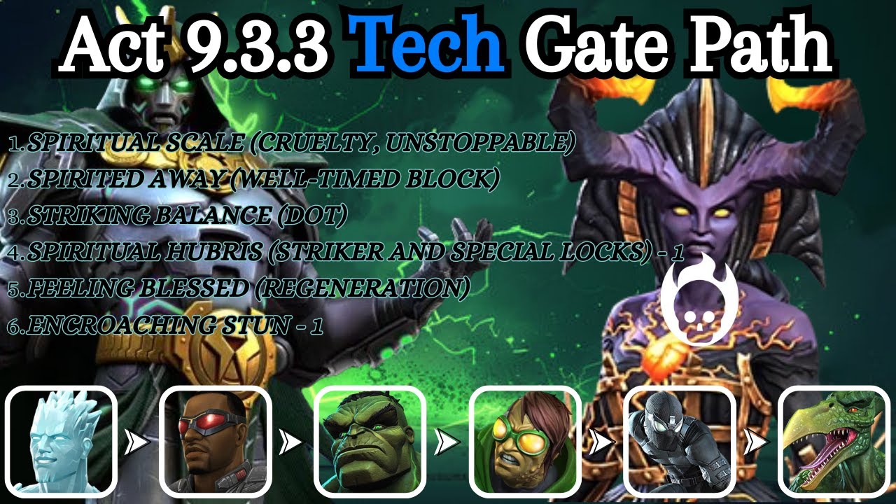 MCOC Act 9.3.3 Tech Gate Path - Purgatory Boss