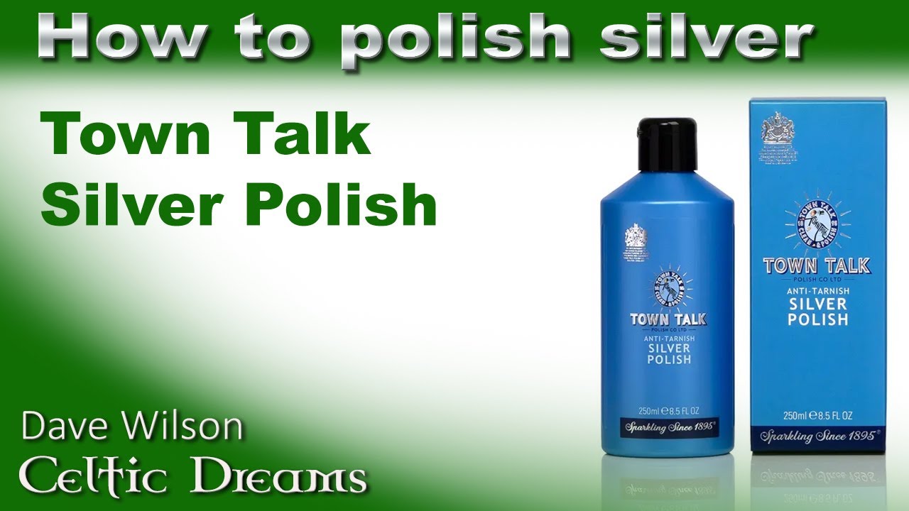 Town Talk Silver Polish Demo (How to clean and polish silver)