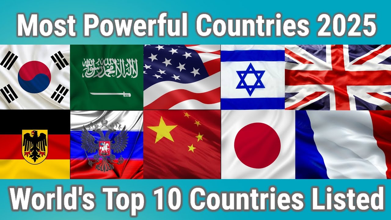 Top 10 Most Powerful Countries in the World 2025 | Global Superpowers Ranked