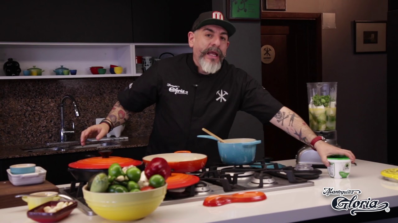 RECETA ORIGINAL ENCHILADAS SUIZAS | CHEF AQUILES CHAVEZ | MANTEQUILLA GLORIA