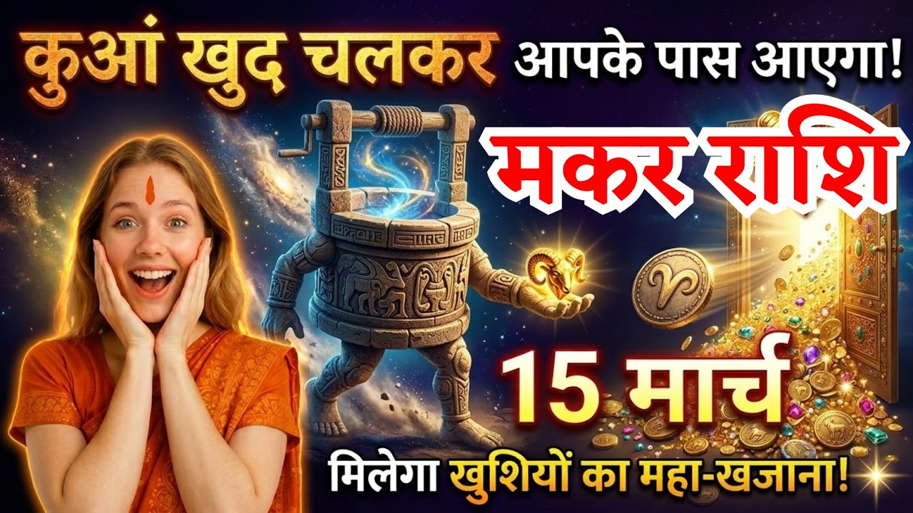 15 मार्च, मकर राशि वालों कुआं खुद चलकर आपके पास आएगा, आज का राशिफल