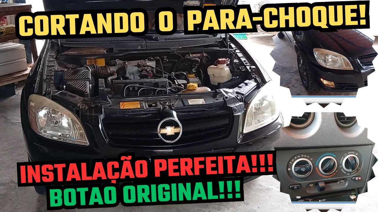 Como instalar farol de milha no prisma celta usando o botão original